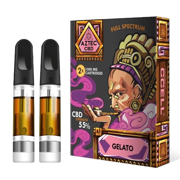 Aztec CBD 2Pack Vape Cartridges Uk