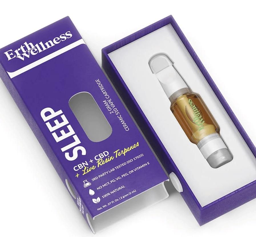 Erth Wellness CBD+CBN Live Resin Cart Uk